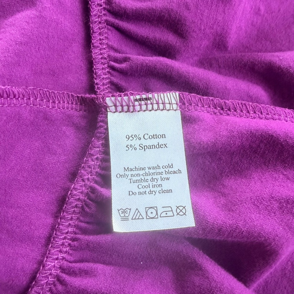 Duffield Lane Plum Dress Womens S Purple Long Sleeve Smocked V-Neck Ruffle Mini - Picture 6 of 6